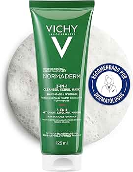 Vichy Normaderm 3 in 1 Esfoliante + Detergente + Maschera 125 ml